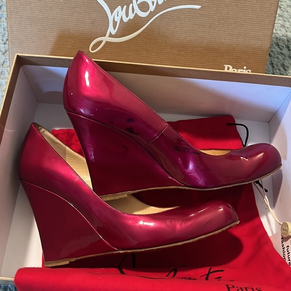 Authentic Christian Louboutin wedges - Picture 3 of 16